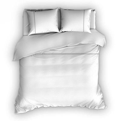 Flanellen Dekbedovertrek Duchesse Wit/Antraciet-260x200/220