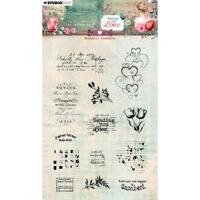 Studio Light • jenine's mindful art clear stamps sending you love romantic elements - thumbnail