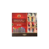 Pastelkrijt Koh-I-Noor Toison 8514 rond 24 stuks assorti - thumbnail