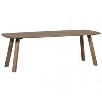 Woood Tablo eettafel Deens ovaal 220x100 cm Cashmere Brown - thumbnail