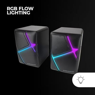 PC-luidsprekers Mars Gaming MS-H Zwart