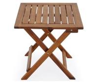 Tuintafel geolied acaciahout 46x46cm inklapbaar - thumbnail