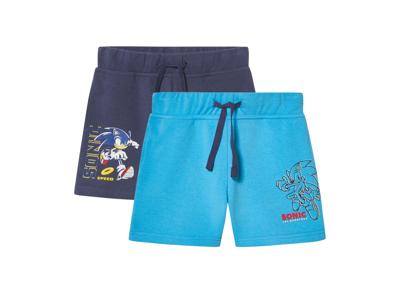 2 korte kinder broeken (Sonic, 98/104)