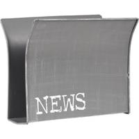 LABEL51 Wanddecoratie Magazinehouder - Antiek grijs - Metaal - One Size - thumbnail