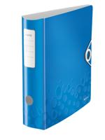 Leitz Ordner 1106 Active WOW DIN A4 Rugbreedte: 82 mm IJsblauw (metallic) 2 beugels 1106-00-36 - thumbnail