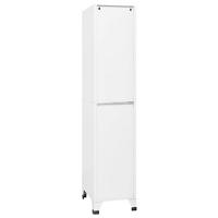 Lockerkast 38x45x180 cm staal wit - thumbnail