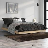 Bedframe zonder matras hout sonoma eikenkleurig 140x190 cm - thumbnail