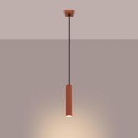 Hanglamp KARBON 1 rood oker - thumbnail