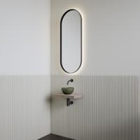 Fonteinset | BWS Leto | Planchet Taupe | Waskom Mat Olijf Groen - thumbnail