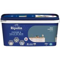 Verf muren, houtwerk, plafonds, radiatoren - RIPOLIN - Keuken en badkamer - 2 L - Madura Blue - thumbnail