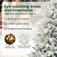 VidaXL Artificial pre-lit kerstboom met ballenset groen 150 cm - thumbnail