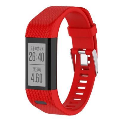 Smart Watch silicone polsband horlogeband voor Garmin Vivosmart HR + (rood) Smart Watch silicone polsband horlogeband voor Garmin Vivosmart HR + (rood)