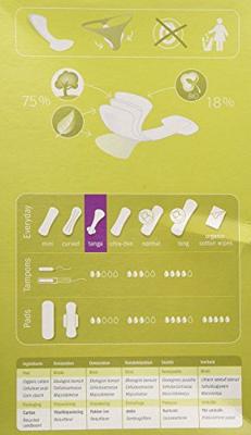 Natracare Panty Liners Tanga Inlegkruisjes
