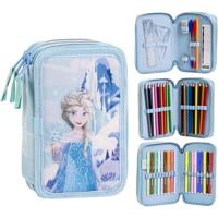 Pennenzak Frozen Donkerblauw 12,5 x 6,5 x 19,5 cm - thumbnail