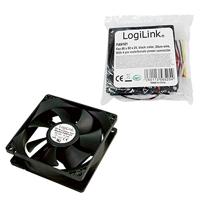 LogiLink FAN101 PC-ventilator Zwart (b x h x d) 80 x 80 x 25 mm - thumbnail