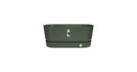 Elho greenville terrace trough 60 wheels leaf green - thumbnail