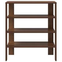 VidaXL Schoenenrek 61x32x70 cm bewerkt hout bruin eikenkleur - thumbnail