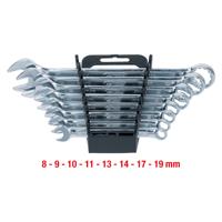 KS Tools 517.0048 5170048 Ringsleutel met ratelset Sleutelbreedte (metrisch) 8 - 19 mm - thumbnail