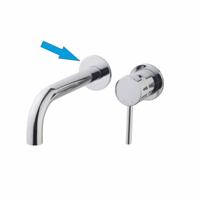 Riko Caral losse rozet tbv inbouw uitloopgedeelte chroom - thumbnail