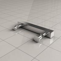 Losse Deurgreep Aquasplash Type 7 19,5 cm Chroom Aquasplash - thumbnail