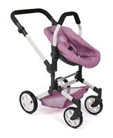 Combi-poppenwagen Linus Plus - Pink Jeans - thumbnail