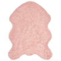 Nep Schapenvacht Tapijt Tafalla Roze 80 x 120 cm Polyester - thumbnail