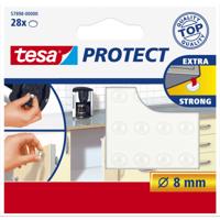 Anti-slip en geluiddempers tesa® Protect rond Ø8mm transparant 28 stuks - thumbnail