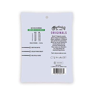 Martin Strings M140PK3 Originals 80/20 Bronze 12-54 3-pack snaren voor westerngitaar (3 sets) Martin Strings M140PK3 Originals 80/20 Bronze 12-54 3-pack snaren voor westerngitaar (3 sets)