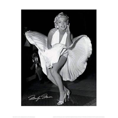Kunstdruk Marilyn Monroe - Seven Year Itch 40x50cm