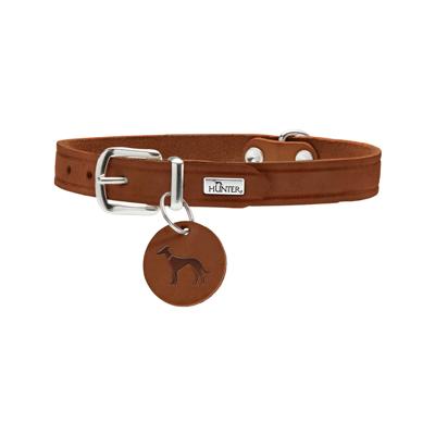 Hondenhalsband Hunter Aalborg Bruin L 45-55 cm