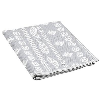 VidaXL Buitenkleed arakil 140x200 cm polypropeen grijs VidaXL Buitenkleed arakil 140x200 cm polypropeen grijs