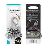 NITE Ize NI-KLK-11-R3 KeyRack Locker Sleutelkarabijn Zilver 1 stuk(s) - thumbnail
