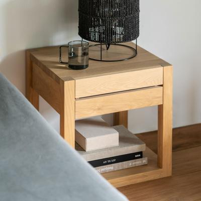 Ethnicraft Nachtkastje 'Azur' Geolied Eikenhout, kleur Naturel