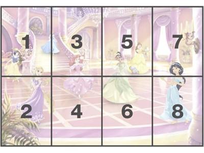 Komar fotobehang glitze party princess 368x254 cm roze