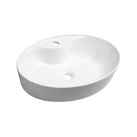 Waskom Sapho Mariana Ovaal 58x41.5x14 cm Keramiek Wit - thumbnail