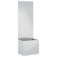 Tuinplant met Decoratief Paneel Zilver 50 x 140 cm - thumbnail