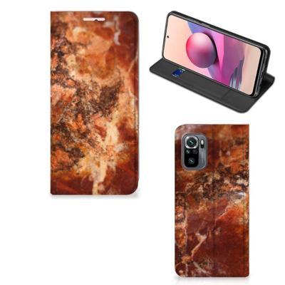 Xiaomi Redmi Note 10 4G | 10S | Poco M5s | Standcase | Marmer Bruin