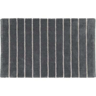 Cawö CAWÖ Home Keerbare Badmat Balance Gestreept 1008 73 anthrazit 60x100