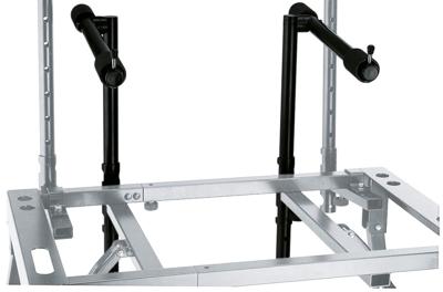 Konig & Meyer 18952 stacker voor 18950 en 18953 zwart (set) Konig & Meyer 18952 stacker voor 18950 en 18953 zwart (set)