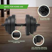 Tunturi Vinyl Dumbbellset 15kg - thumbnail