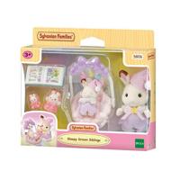 Sylvanian Families 5806 slaperige droomset broer zus - thumbnail