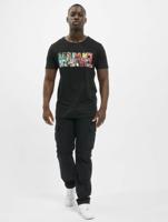 Merchcode / t-shirt Marvel Logo Character in zwart - thumbnail