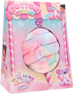 Cotton Cuties Puppy geurende suikerspin knuffel - 30 cm - thumbnail