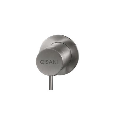Inbouwkraan Qisani Flow Thermostatisch 1-weg Rond Geborsteld RVS Inbouwkraan Qisani Flow Thermostatisch 1-weg Rond Geborsteld RVS