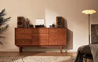 Edifier S1000W actieve wifi boekenplank speaker - Walnoot (per paar) - thumbnail