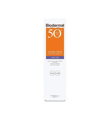 Biodermal Anti age creme gezicht SPF50+ 40 Milliliter