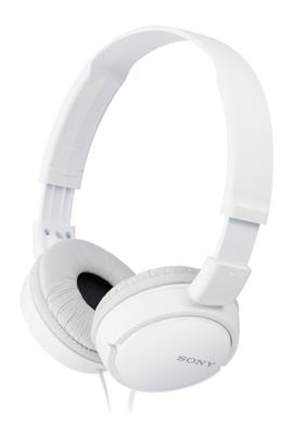Sony Mdr-Zx110/Wc(Ae) Opvouwbare Instapkoptelefoon Met Uitstekend Geluid (30 Mm Driver), Wit