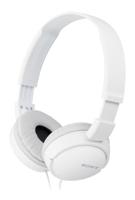Sony Mdr-Zx110/Wc(Ae) Opvouwbare Instapkoptelefoon Met Uitstekend Geluid (30 Mm Driver), Wit - thumbnail