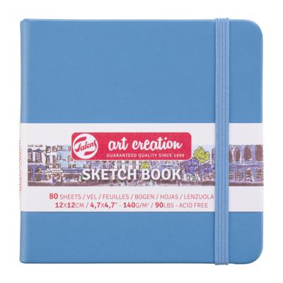 Schetsboek talens art creation 120x120mm blauw | 5 stuks