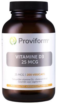 Proviform Vitamine D3 25mcg Vegicaps Proviform Vitamine D3 25mcg Vegicaps
